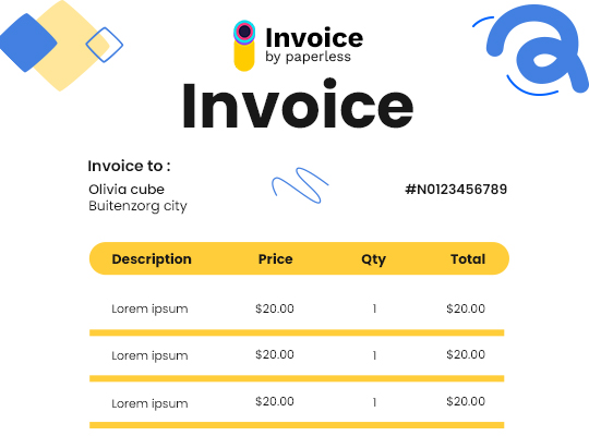 Invoice by Paperless